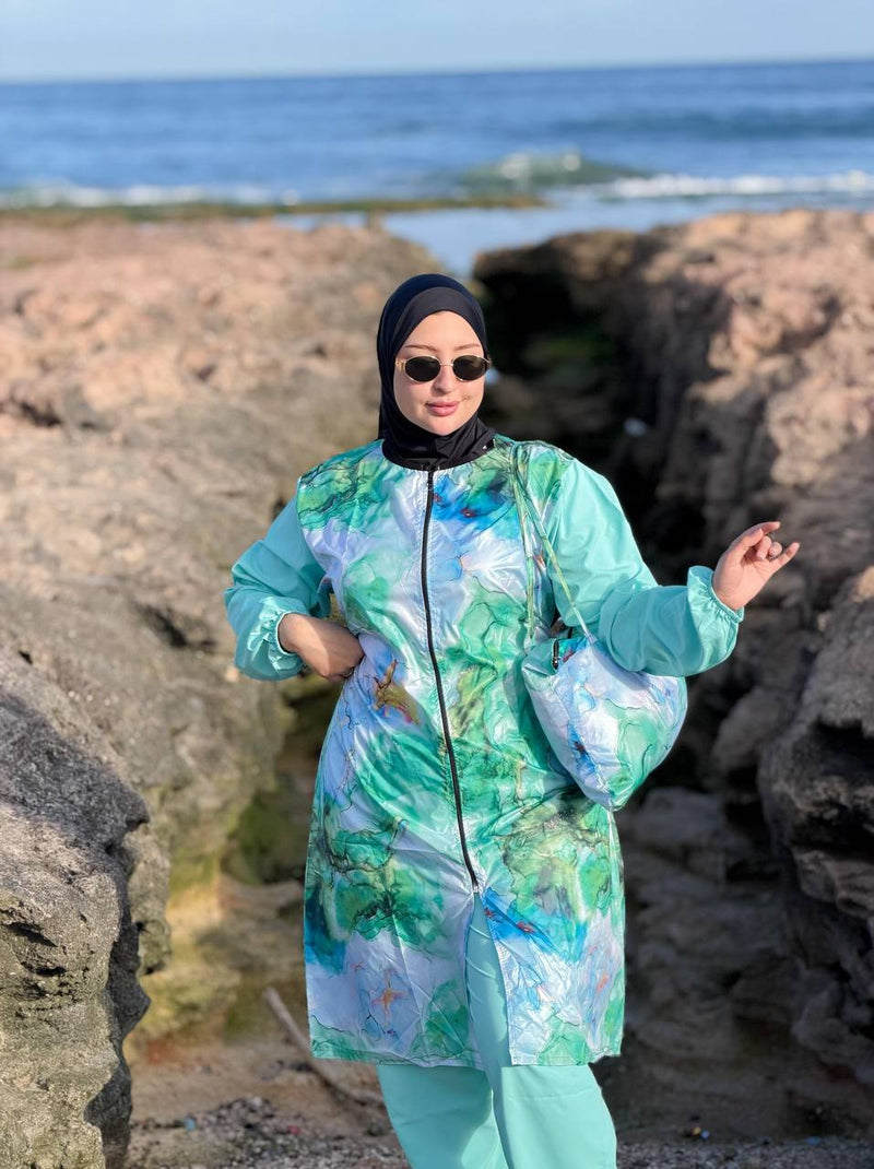 Burkini 4 pièces pour femme